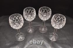 WATERFORD Crystal Kinsale WINE HOCKS SET OF 4 Goblets Glasses Stemware