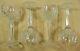 WATERFORD Crystal Lismore Hock Wine Glasses 7 3/8 Tall (4 glasses)