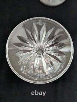 WATERFORD Crystal Lismore Wine Claret Glasses Goblets 5 7/8 x 3 Set of 4