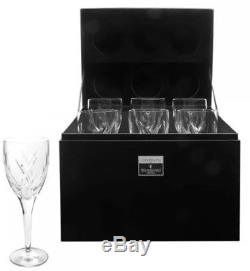 WATERFORD JOHN ROCHA Crystal Signature Set 6 Red Wine Glasses NEW IN BOX