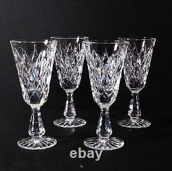 WATERFORD KINSALE SHERRY GLASSES, Cut Lead Crystal, 5 3/8, 3 oz, 4PC SET