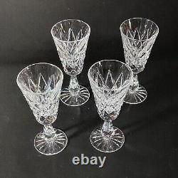 WATERFORD KINSALE SHERRY GLASSES, Cut Lead Crystal, 5 3/8, 3 oz, 4PC SET