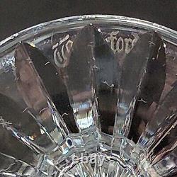 WATERFORD KINSALE SHERRY GLASSES, Cut Lead Crystal, 5 3/8, 3 oz, 4PC SET