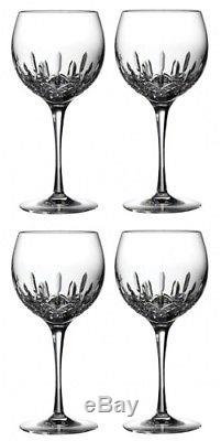 WATERFORD LISMORE ESSENCE BALLOON WINE PAIR Two Pair (4) Glasses #143784