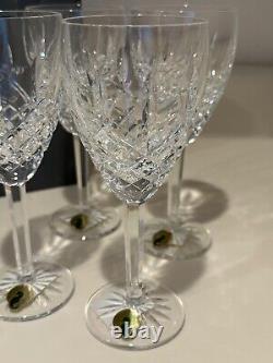WATERFORD NEW Araglin Claret 5 oz. Glasses Set of 4