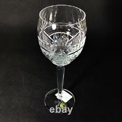 WATERFORD SEAHORSE NOUVEAU WINE GLASSES, 8 1/2, Cut Lead Crystal, 4PCS In Box