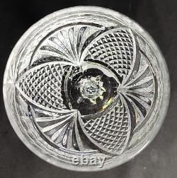 WATERFORD SEAHORSE NOUVEAU WINE GLASSES, 8 1/2, Cut Lead Crystal, 4PCS In Box