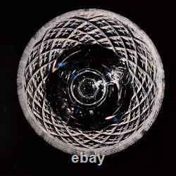 WATERFORD SULLIVAN WINE HOCKS, Cut Lead Crystal, 7 1/2, 8 Oz, IRELAND, 4PCS