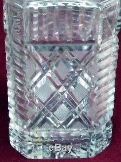 WATERFORD crystal GIFTWARE pattern SQUARE Wine Decanter & Stopper 9-3-4