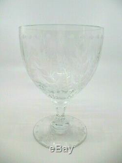 WILLIAM YEOWARD FERN CLARET WINE GLASS 6 x 4 1/8 0412H