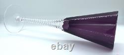 WILLIAM YEOWARD VESTA Amethyst 10 1/2 10 oz Water Goblet/Wine Glass (6 avail)
