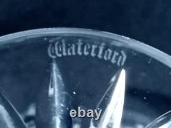 Waterford Araglin crystal wine glasses, 6 crystal glasses made in Ireland