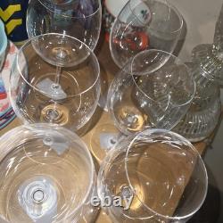 Waterford Balloon Crystal Stunning Wine Glasses Goblets-Set of 6 New 9hX 3.5W