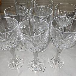Waterford By Marquis Goblet Crystal Glass 8.5 Tall Wine Glasses 12oz Set of 8