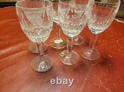 Waterford COLLEEN Tall Stem Claret Wine Glasses Set of 6