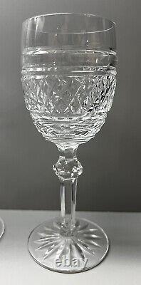 Waterford Castletown Crystal Glasses Small 6.25 Set Of 4