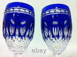 Waterford Clarendon Cobalt Cordials, Liqueur glasses pair