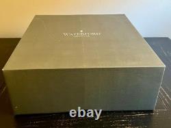 Waterford Clarendon Emerald Cut to Clear Hock Wine Glass Pair with Box Retired