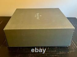 Waterford Clarendon Emerald Cut to Clear Hock Wine Glass Pair with Box Retired