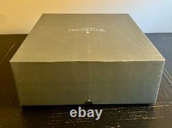 Waterford Clarendon Emerald Cut to Clear Hock Wine Glass Pair with Box Retired