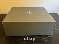 Waterford Clarendon Emerald Cut to Clear Hock Wine Glass Pair with Box Retired