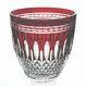 Waterford Clarendon Ruby Red Cut to Clear Crystal Ice Wine Bucket New Damage Box