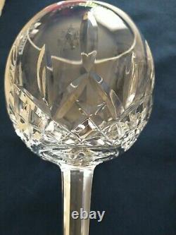 Waterford Classic Lismore Balloon Wine Glass pair Crystal Lismore Balloon wine