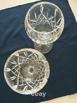 Waterford Classic Lismore Balloon Wine Glass pair Crystal Lismore Balloon wine