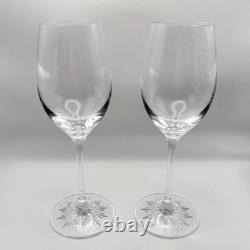 Waterford Clearly Waterford Line Pair (2) White Wine 9.5 Excellent Used