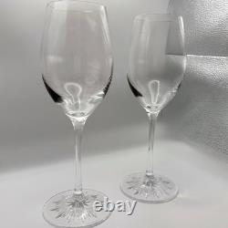 Waterford Clearly Waterford Line Pair (2) White Wine 9.5 Excellent Used