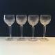 Waterford Colleen Crystal Set Of 4 Wine Hock Glasses Cr1570
