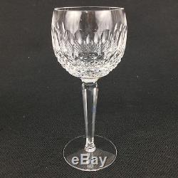 Waterford Colleen Short Stem SIX (6) Crystal 7 1/2 Tall Wine Hock Glasses