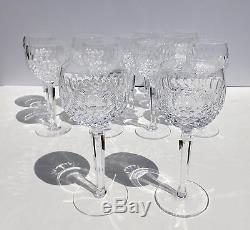 Waterford Colleen Short Stem Wine Hock Glasses Cut Crystal Clear Set of 12