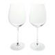 Waterford Connoisseur Gold 2 Crystal Bordeaux Wine Glasses 11 3/8 32oz Signed