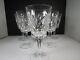 Waterford Crystal ASHLING 6.7/8 Wine Water Goblet Glasses Signed set 6 Matching