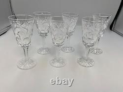 Waterford Crystal ASHLING Sherry Glasses Set of 6