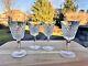 Waterford Crystal Alana 5 7/8 Claret Wine Stem Glassesset Of 4