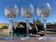 Waterford Crystal Alana Hock Wine Glasses 7 3/8 Set of 3 Lot Mint