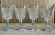Waterford Crystal Alana Large Water Wine Goblets Glasses 6 7/8 Set Of 4