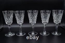 Waterford Crystal Alana Sherry Glasses Set of 5 5 1/8 H FREE USA SHIPPING