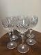 Waterford Crystal Alana Style Wine Hock Glasses 7 3/8 Vintage Great Condition
