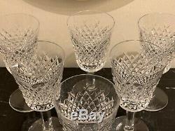 Waterford Crystal Alana White Wine Glasses Set of 6