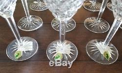 Waterford Crystal Araglin 10 ounce 7 7/8 goblet wine water (set of 11) MINT
