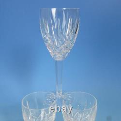 Waterford Crystal Araglin Pattern 3 Water Goblets Glasses 7 7/8 inches