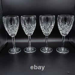 Waterford Crystal Araglin Wine Glasses 7 1/8 Set of 4 FREE USA SHIPPING