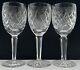 Waterford Crystal Avoca Claret Wine Cut Glasses Set of 3