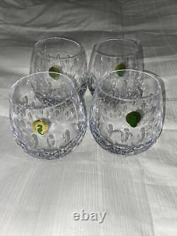 Waterford Crystal Barware Stemless Wine DOF Brandy Glass 16oz Set of 4 Enis NWT