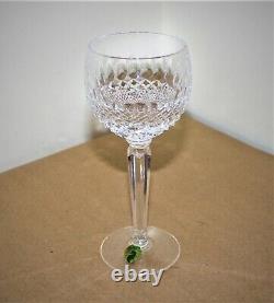 Waterford Crystal Box of 4 Tall Colleen Wine Hock Glasses 8oz-7.5 RARE-NOS NIB