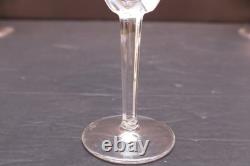 Waterford Crystal CARINA Claret Wine Glasses SET of 7 Goblets Stem 7 1/8 Signed