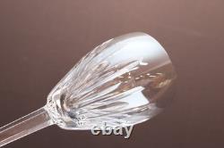 Waterford Crystal CARINA Claret Wine Glasses SET of 7 Goblets Stem 7 1/8 Signed